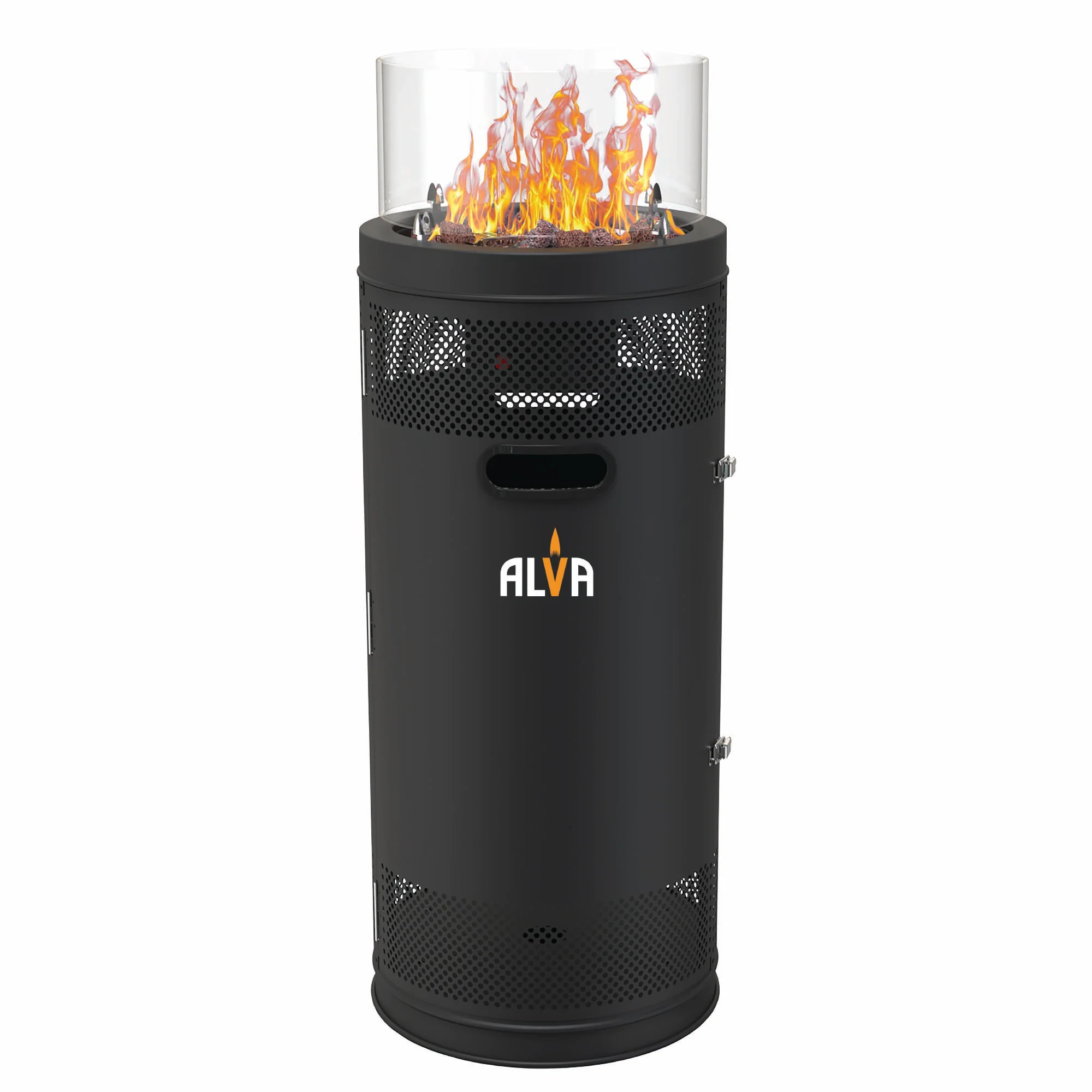 ALVA GHP38 Gas Short Stand Firepit Patio Heater (with lava Stones) - Image 3