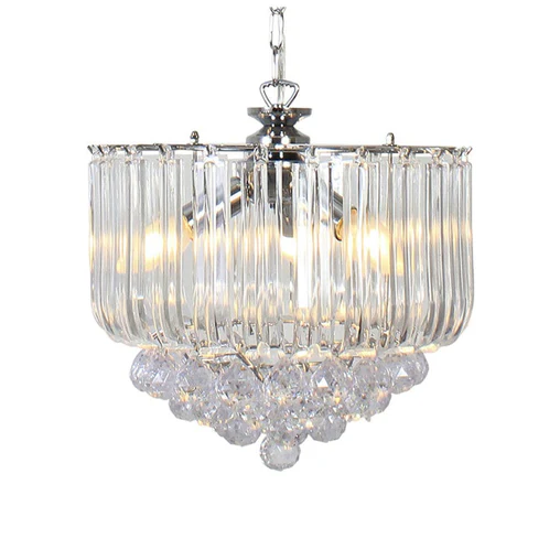 Eurolux CH248C Otis Acrylic Chandelier Chrome - Image 2