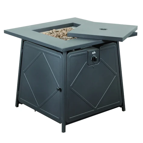 ALVA GFT005 Gas Firetable with Lava Rocks & Lid - Image 2