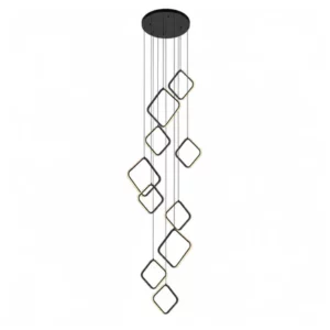 K Light K-LED-02/10-SQ LED Double Volume Square Ringfall Pendant