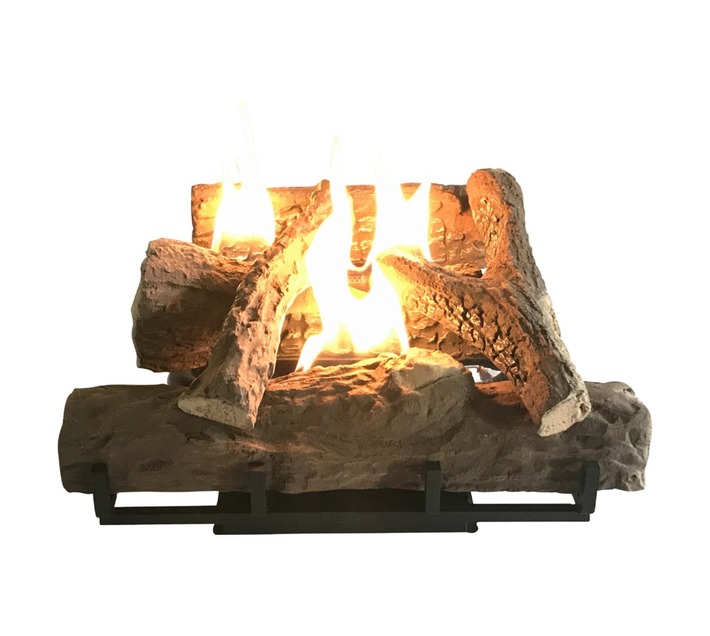 ALVA GFP101 Log Fireplace Gas Heater 670MM Wide