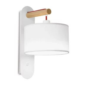 Spazio Langham Wall 5280.01.31 Metal and Wood Wall Fitting