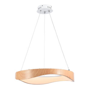 Ellipse Pendant Wood Print LED 23w 3000K