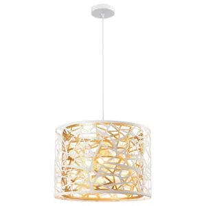 Brightstar PEN146 Matt White Metal Pendant