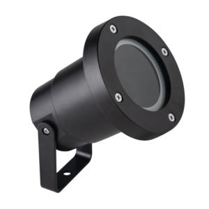 Brightstar GS015 BLACK Garden Spot with Clear Glass Cover