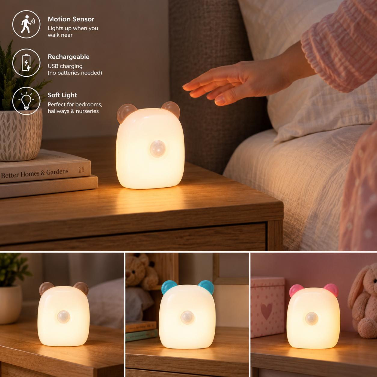 K Light KLT-121/BU Motion Sensor LED Rechargeable Light - Image 2