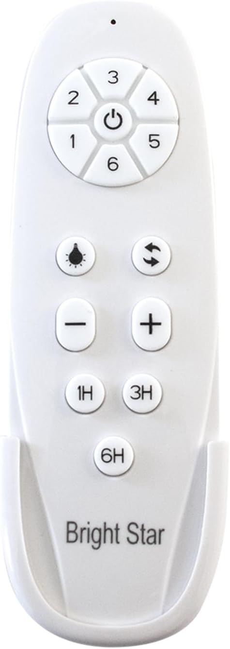 Brightstar Lighting FCF089 White Metal Fan with 3 ABS Blades - Image 3